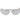 GCDS Silver Metal Sunglasses