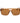 GCDS Brown Plastic Sunglasses