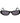 GCDS Black Plastic Sunglasses