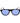 Web Blue Plastic Sunglasses