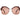Andy Wolf Brown Metal Sunglasses
