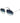 Andy Wolf Blue Metal Sunglasses