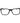 Fila Black Plastic Glasses (Frames)