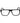 Fila Black Cellulose Acetate Glasses (Frames)