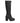 Dolce & Gabbana Black Rubberised Leather High Boots Shoes