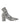 Dolce & Gabbana Silver Sequined Short Boots Stretch Shoes