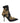 Dolce & Gabbana Black Gold Embroidery Crystal Boots Shoes