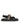 Dolce & Gabbana Black Ruching Detail Flats Men Sandals Shoes