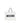 Moschino White Calf Leather Bos Taurus Handbag