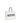 Moschino White Calf Leather Bos Taurus Handbag