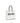 Moschino White Calf Leather Bos Taurus Handbag