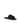 Gucci Black Fabric Flat Sandals