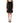Dolce & Gabbana Black Viscose Fringed Sleeveless Mini Dress