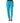 MSGM Blue Wool Mid Waist Tapered Women Trouser Pants