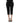 Dolce & Gabbana Black Lace Applique Pinstripe Cropped Pants