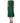 Dolce & Gabbana Green Floral Lace Cotton Sleeveless Midi Dress