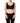 Dolce & Gabbana Black Satin Nylon Corset Sleeveless Cropped Top