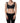 Dolce & Gabbana Black Denim Corset Bralette Cotton Cropped Top