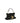 Balmain Black Calf Leather Bos Taurus Shoulder Bag