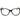 Carolina Herrera Black Acetate Glasses (Frames)
