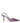 Jimmy Choo Purple Plastic Stiletto Heel Sandals