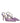Jimmy Choo Purple Plastic Stiletto Heel Sandals
