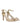 Jimmy Choo Beige Satin Stiletto Heel Sandals