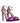 Jimmy Choo Purple Satin Platform Sandals