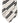 Dolce & Gabbana White Black Stripes Silk Adjustable Women Necktie Tie