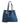 Fendi Leather Navy Blue Shopping Tote