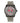 Police Gray Leather Dress Watch