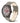Police Gray Leather Dress Watch