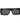 GCDS Black Acetate Sunglasses
