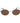 Gant Brown Metal Sunglasses