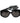 Guess Black Plastic Sunglasses