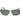 Timberland Black Metal Sunglasses