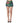 Dolce & Gabbana Green Floral Jacquard High Waist Mini Skirt