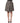 Dolce & Gabbana Brown Tweed Kick Pleat High Waist Mini Skirt
