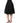PINKO Cotton Striped Flared A-line Midi Black