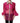 Dolce & Gabbana Fuchsia Sheer Chiffon Buttoned Blouse Top