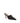 Amina Muaddi Black Silk Sandals