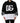 Dolce & Gabbana BlackWhite Appliqué Hooded Sweatshirt Sweater