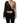 Dolce & Gabbana Black Wrap Sheer Chiffon One Shoulder Top