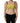 Dolce & Gabbana Yellow Cotton Crepe Chiffon Crop Bralette Top