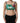 Dolce & Gabbana Turquoise Vegetable Print Silk Crop Tank Top