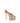 Amina Muaddi Beige Silk Platform Pumps