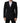 Dolce & Gabbana Black Stripes Wool Double Breasted Jacket