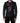 Dolce & Gabbana Black Leather Men Biker Coat Goatskin Jacket