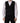 Dolce & Gabbana Black Wool Single Breasted Waistcoat Vest