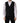 Dolce & Gabbana Black Wool Single Breasted Waistcoat Vest